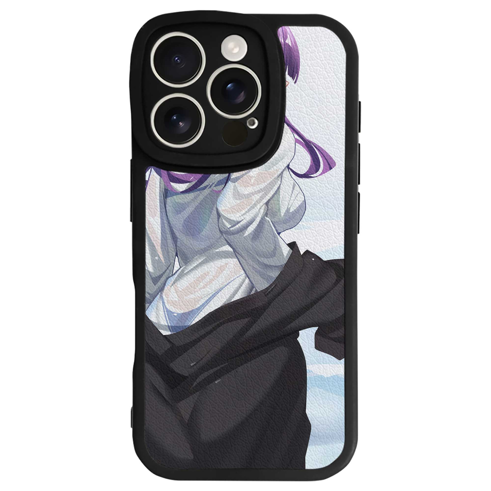 （画像用） 葬送のフリーレン Frieren 【iPhone 16シリーズ対応】シリコンスマホケース（レザー調） 材質：シリコン